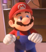 Mario in Luigi's Mansion 3