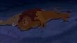 Sarabi and Mufasa sleeping