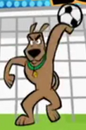 Scooby doo throw a soccer 5