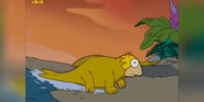 Simpsons Eveloution Lizard
