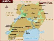 Map of Uganda