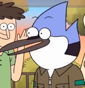 Mordecai (Regular Show) as Fox