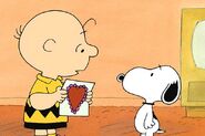 Charlie Brown and Snoopy on Peanuts