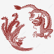 Chinese Dragon and Phoenix