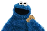 Cookie Monster as Octopus Sushi