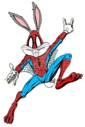 Bugs Bunny as Spider-Man
