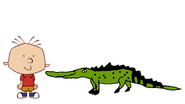 Stanley Griff meets Nile Crocodile