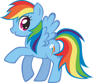 Rainbow Dash as Mary