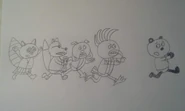 The Greasers pursue Panda