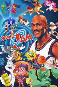 Tom and Jerry in Space Jam poster