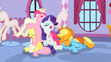 Twilight's friends sleeping and snoring