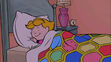 Emily Elizabeth sleeping in Paw Print Picasso