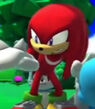 Knuckles the Echidna in Sonic Lost World