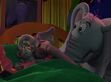 Scotty sleeping over with Morton