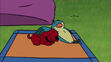 Puppy Clifford and Norville sleeping
