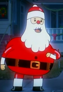 Santa Claus as Flying Scotsman
