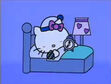 Hello Kitty sleeping