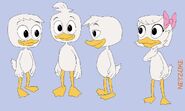 Huey dewey louie and webby not wearing clothes