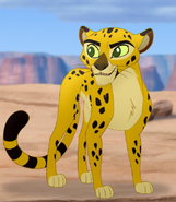 Azaad as Tiger the White Cat