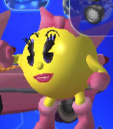 Ms. Pac-Man in Pac-Man World Rally