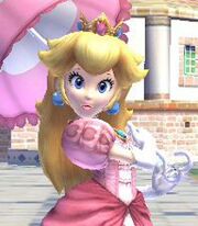 Peach in Super Smash Bros