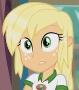Applejack in My Little Pony- Equestria Girls Legend of Everfree