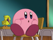 Kirby Sitting At The School