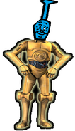 Douglas the Scottish Twin as C3PO