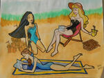 Princesses at the beach by happyeverafter d59dqcs-fullview