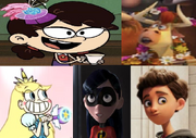(Family) Adeiade Chang Bones Star Butterfly Violet Parr And Alex (The Emoji Movie).png