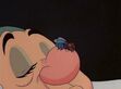 A Fly lands on Sleepy's nose and goes to sleep there