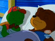Franklin and bear sleeping by babyshowfan