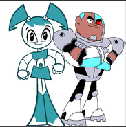 Jenny wakeman and cyborg the robots