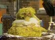 Big Bird is fast asleep in the beginning of episode 593