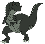 George as a Giganotosaurus