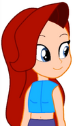 Amanda as Girl with Low Ponytail in Birdwell's Team
