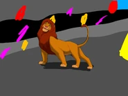 Simba singing Roll Back The Rock