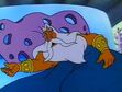 King Triton was snoring and sleeping in bed in Message in a Bottle