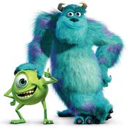 Mike Wazowski and James P. Sullivan as Ralph and Tony