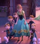 Anna and the Citizens Kids as Belle's Mother and Kids