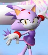 Blaze the Cat in Mario and Sonic at the London 2012 Olympic Games