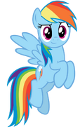 Rainbow Dash as Bubbles and Misty