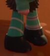 Vanellope's Black Boots (X6)