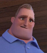 Bob Parr/Mr. incredible in The Incredibles Shorts