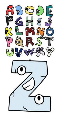 Drawing Alphabet Lore E - THE ALPHABET LORE 