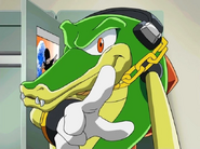 Vector the Crocodile as the Emperor