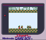 Super Mario Land (1989) Screencap - Super Game Boy