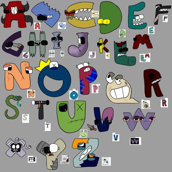 Alphabet Lore But they got angry (All Letter..) 