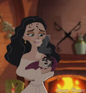 Gothel and her baby daughter