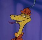 Sir Hiss as Nightmare Fredbear